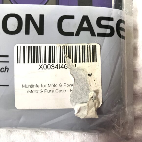 Moto G Pure Case Purple Black NEW - Picture 7 of 7